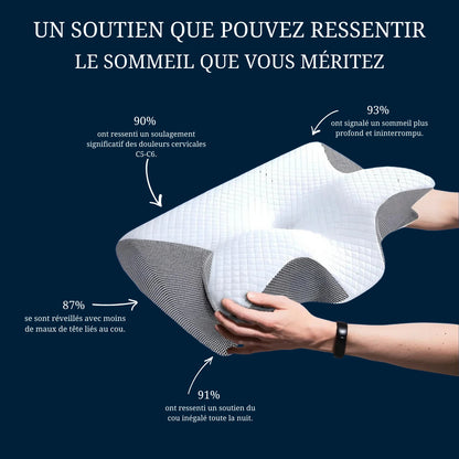 CerviCloud™ Oreiller cervical ergonomique